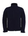 Heren Softshell Jas B&C Hoodie JM950 navy